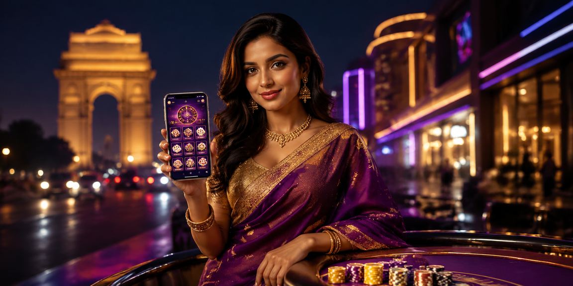 Mobile Teen Patti players in vibrant Delhi city landscape