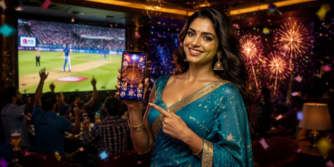 Exciting cricket betting scene in India with fans cheering